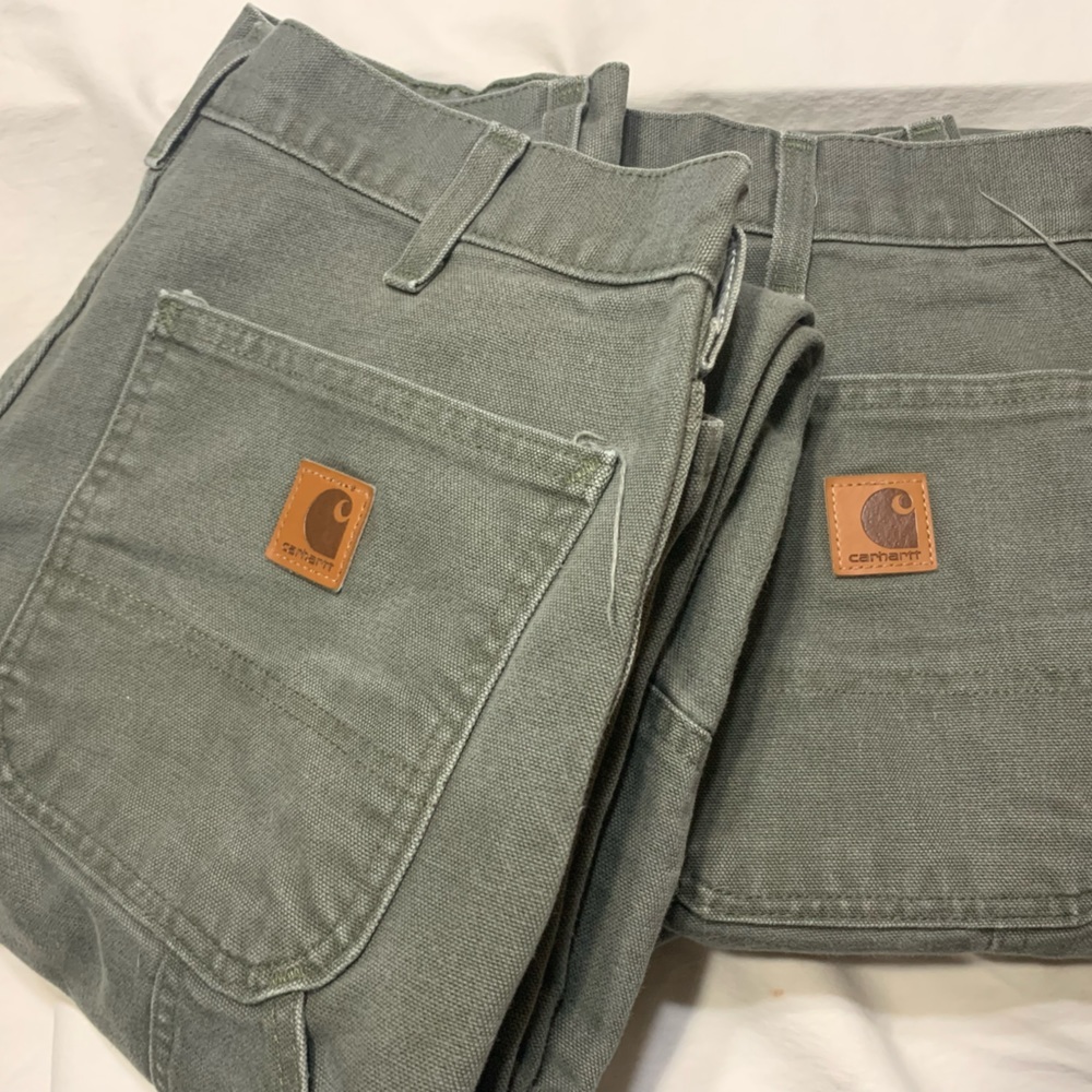 2 pairs size 32X32 cargo Carhartt work pants